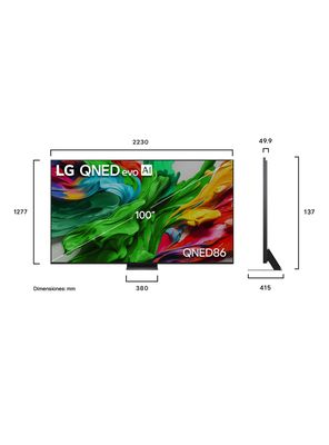 Imagen 2 del producto QNED Mini LED Smart TV 100'' 4K UHD AI 100QNED86AS 2025