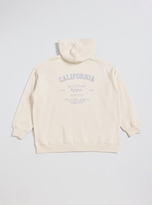 Imagen 2 del producto Polerón con Cierre y Estampado en Espalda