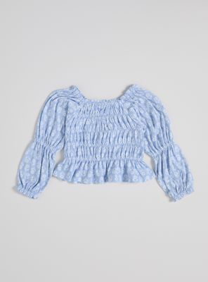 Imagen 2 del producto Polera Crepé Full Estampado Aplicación Elásticos