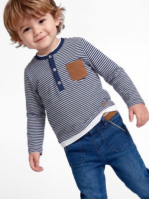 Imagen 1 del producto Polera Líneas Yarn Dyed