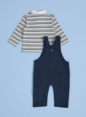 Imagen 2 del producto Conjunto Jardinera con Polera Rayas