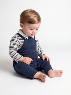 Imagen 2 del producto Conjunto Jardinera con Polera Rayas