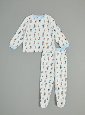 Imagen 2 del producto Pijama Celeste Full Estampado Bluey y Bingo