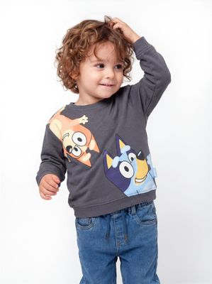 Imagen 2 del producto Polerón Estampado Diagonal Bluey y Bingo