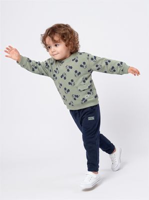 Imagen 2 del producto Conjunto Polerón con Bolsillo y Pantalón de Buzo Mickey