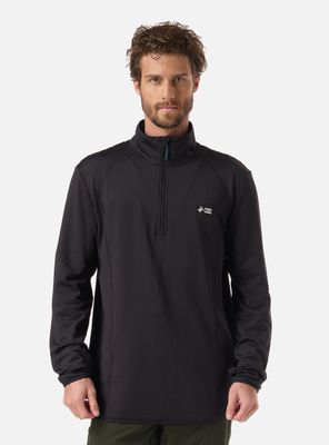 Polerón Logo Zip 1/4 Taina Tela Tipo Waffle