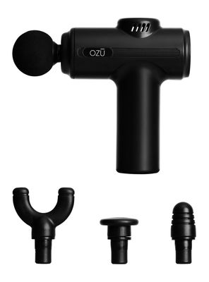 Imagen 2 del producto Pistola de Masaje Recargable 6 Velocidades Negro