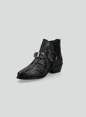 Imagen 2 del producto Botín Cuero Metales Mujer