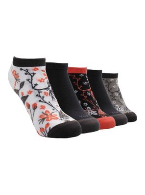 Pack 5 Calcetín Corto Estampado Print Color