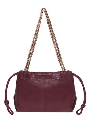 Imagen 2 del producto Cartera Gold Chain Burgundy Scrunchie M