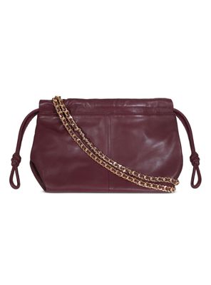 Cartera Gold Chain Burgundy Scrunchie M