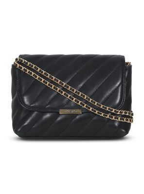 Cartera Chain Gold Quilt Leather Bag