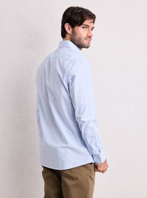 Imagen 2 del producto Camisa Algodón Líneas Bicolor Manga Larga