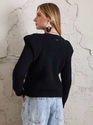 Imagen 2 del producto Sweater Lana Manga con Doblez