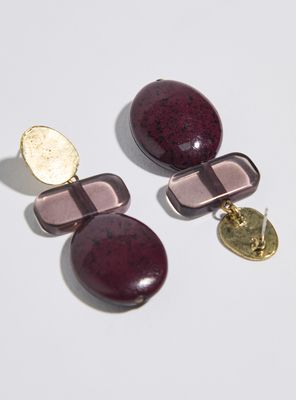 Imagen 2 del producto Aros con Piedras de Resina