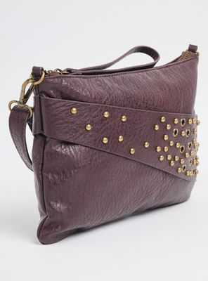 Imagen 2 del producto Cartera de Mano Tachas Doradas de Ecocuero