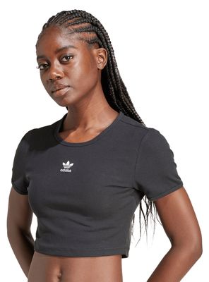 Imagen 1 del producto Polera Essentials Acanalada Cropped