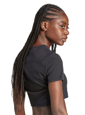 Imagen 2 del producto Polera Essentials Acanalada Cropped