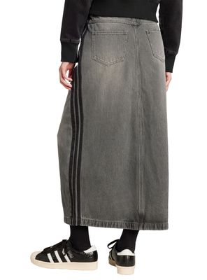 Imagen 2 del producto Falda Lápiz Tejido Denim de 3 Tiras Adicolor