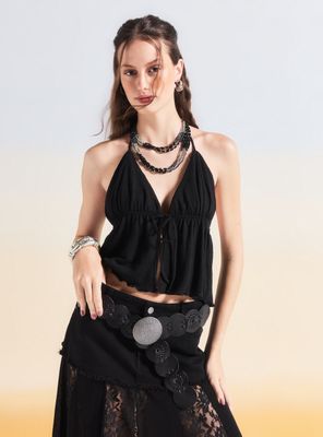 Imagen 2 del producto Cinturón con Hebilla Circular Metálica Cuero