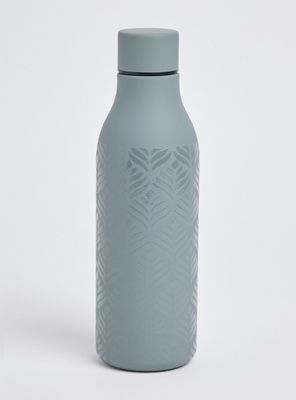 Botella de Agua con Estampado Brillante de Acero Inoxidable