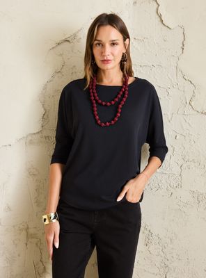 Polera Terminación con Punto Doble