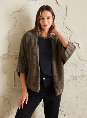 Chaleco Textura en Tejido