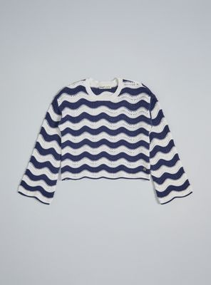 Imagen 2 del producto Sweater Calado Ondas con Mangas Campanas