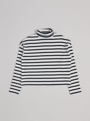 Imagen 2 del producto Polera Rayada Cuello Alto Niña