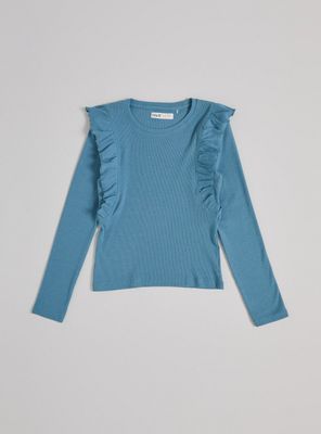 Imagen 2 del producto Polera Color con Vuelos Rib