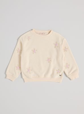 Imagen 2 del producto Polerón Cerrado con Flores en Relieve