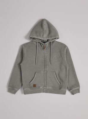 Polerón con Capucha Lavado Acid Wash