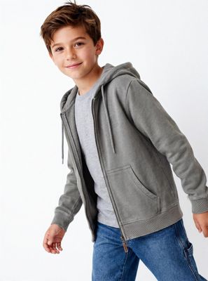 Polerón con Capucha Lavado Acid Wash