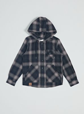 Imagen 2 del producto Chaqueta con Capucha Diseño Escosés Algodón