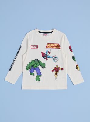 Imagen 2 del producto Polera Estampado Personajes Marvel Cómics