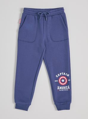 Pantalón de Buzo Estampado Escudo Capitán América