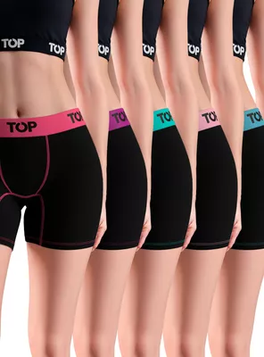 Bóxer Medio Algodón Color