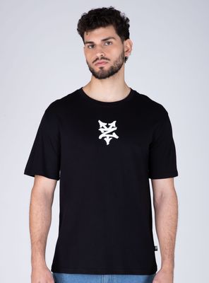 Polera Core Lisa Print Logo