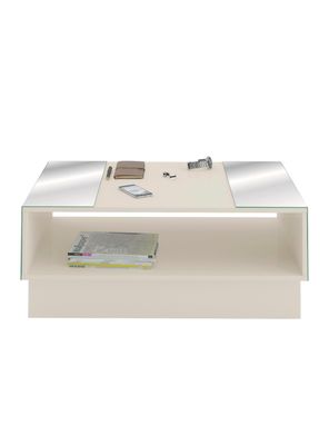 Mesa De Centro Detroit Marfil 35.5x90.5x59 cm