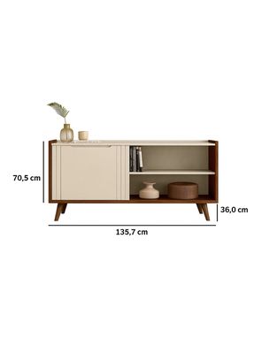 Imagen 2 del producto Rack TV 50' Austin Marfil Exit