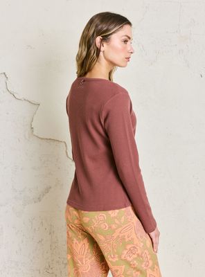 Imagen 2 del producto Polera Pijama Ármalo Rib con Botones