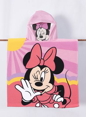 Toalla de Playa con Capucha Minnie 60x120 cm
