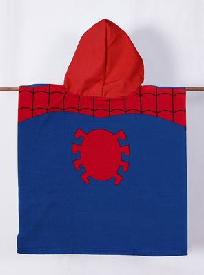 Imagen 2 del producto Toalla de Playa con Capucha Spiderman 60x120 cm