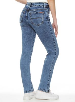 Imagen 2 del producto Jeans Slim Tiro Alto Pretina Botón Push Up