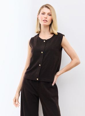 Chaleco Tipo Vest de Tela Elasticada