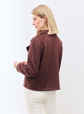 Imagen 2 del producto Chaqueta Trucker de Gamuza Sintética