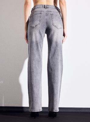 Imagen 2 del producto Jeans Straight Lavados Vintage