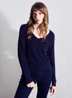 Sweater Holgado Hilo Metalizado