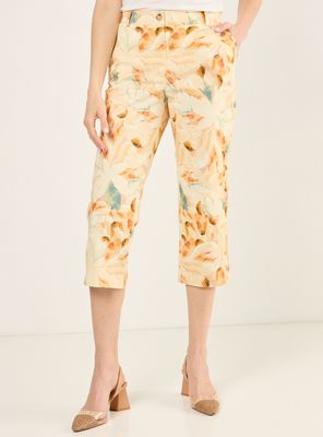 Pantalón Capri Estampado Floral