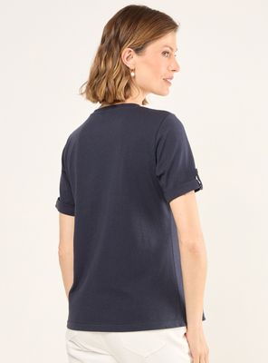 Imagen 2 del producto Polera Lisa de Lino Color